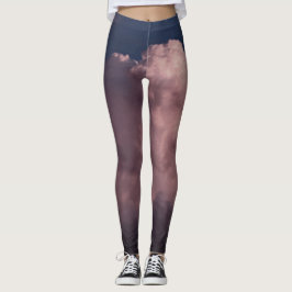 DRUCKTE Leggings KLOUTEN GEGEN BLAU