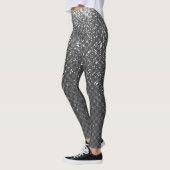 DRUCKTE Leggings SCHNEE FALLEN NACHT (Links)