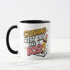 Drucktest-Tag wie eine Boss-Test-Tag-Motivation Tasse