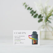 Drucktinte-Patrone-Visitenkarte Visitenkarte (Stehend Vorderseite)