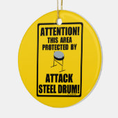Drucktrommel Keramik Ornament (Links)