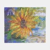 Drucktuchblende mit Handfarbe Fleecedecke (Vorderseite (Horizontal))