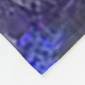 Drucktuchblende mit Handfarbe Fleecedecke (Ecke)