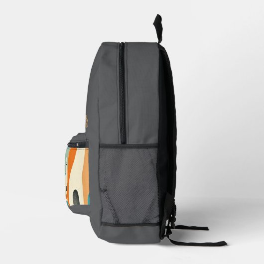 Druckversion Bedruckter Rucksack (Rechts)
