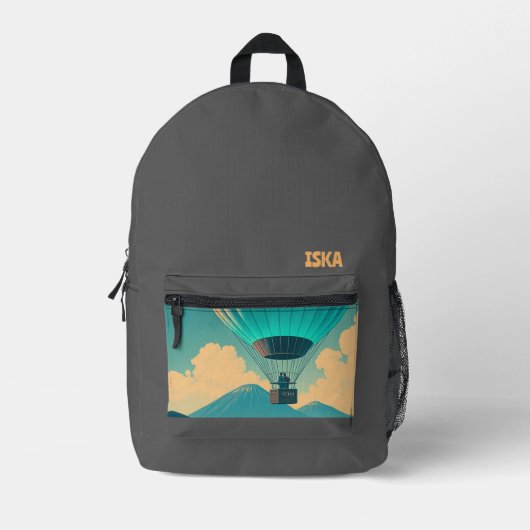 Druckversion Bedruckter Rucksack (Vorderseite)