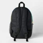 Druckversion Bedruckter Rucksack (Rückseite)