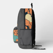Druckversion Bedruckter Rucksack (Rechts)