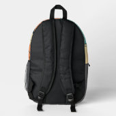 Druckversion Bedruckter Rucksack (Rückseite)