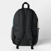 Druckversion Bedruckter Rucksack (Rückseite)