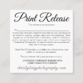 Druckversion Quadratische Visitenkarte (Rückseite)