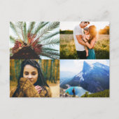 Druckvorlage Postcard 4 Foto Edge Postkarte (Vorderseite)