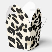 Druckvorschubbox mit anpassbarem Leopard Geschenkschachtel (Geöffnet)