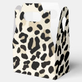 Druckvorschubbox mit anpassbarem Leopard Geschenkschachtel (Geöffnet)