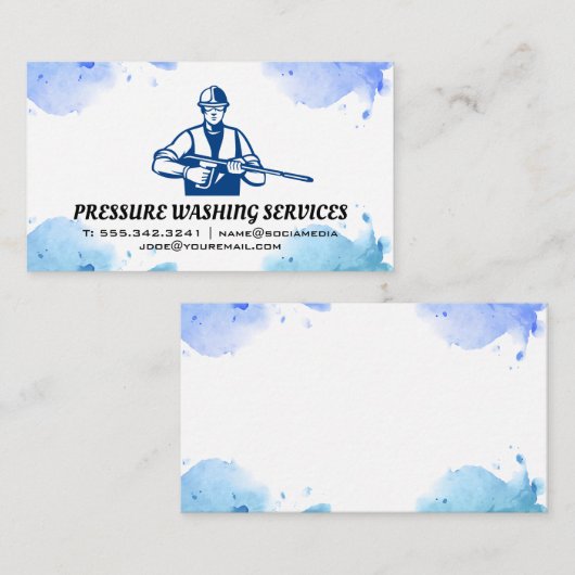 Druckwächter Visitenkarte (Vorne/Hinten)