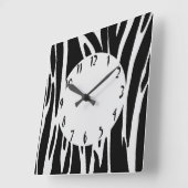 Druckwand Quadratische Wanduhr (Winkel)