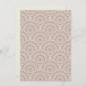 Druckwarme Neutrals Cafe Ombre Scrapbook Paper Einladung (Vorne/Hinten)