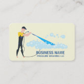 Druckwaschanlage Power des Autos waschen Reinigung Visitenkarte (Vorderseite)