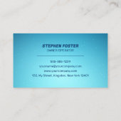 Druckwaschanlage Power waschen Reinigungsmittel Visitenkarte (Rückseite)