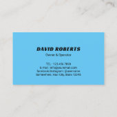 Druckwaschanlage Power Waschhaus Reinigung Visitenkarte (Rückseite)