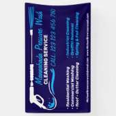 Druckwaschanlage Power Wash Cleaner Shop Banner (Vertikal)
