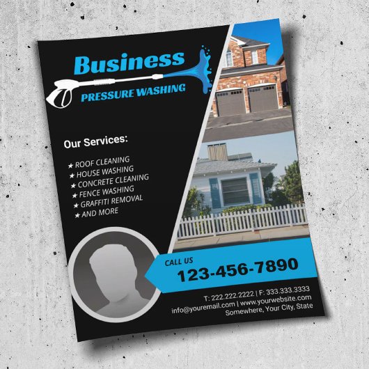 Druckwaschanlage Power Washer Super Reinigung Flyer