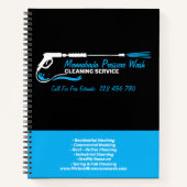 Druckwaschansprühgerät Notizblock (Vorderseite)