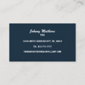 Druckwaschautomaten für Visitenkarten Visitenkarte (Rückseite)