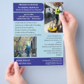 Druckwäsche Flyer (Hand)