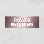 Druckwäsche Mini Visitenkarte (Vorderseite)