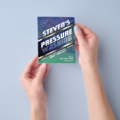 Druckwäsche mit Logo-Flyer Flyer (Gruppe)