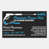 Druckwäsche Rechteckiger Aufkleber (Vorderseite)