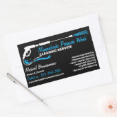 Druckwäsche Rechteckiger Aufkleber (Umschlag)