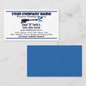 Druckwäsche Visitenkarte (Vorne/Hinten)