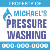 Druckwascheigenschaft Aufkleber (Vorderseite)