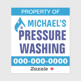 Druckwascheigenschaft Aufkleber