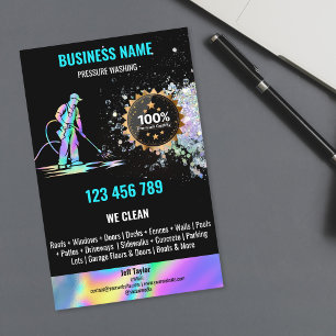 Druckwaschen des Powers Autostraßenreinigung Flyer