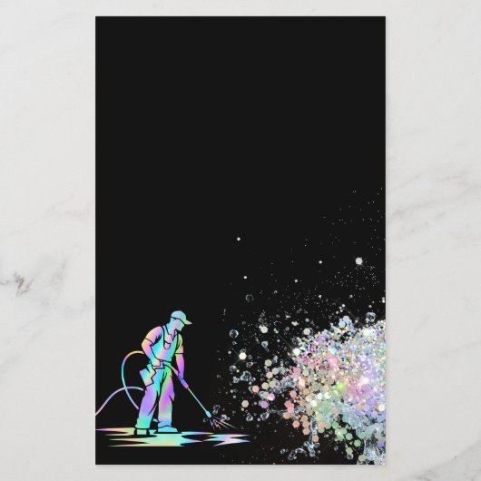 Druckwaschen des Powers Autostraßenreinigung Flyer (Hinten)