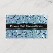 Druckwaschen & Reinigen glänzender Visitenkarten Visitenkarte (Vorderseite)