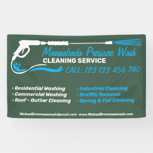 Druckwäscher Grün Power Wash Reiniger Shop Banner