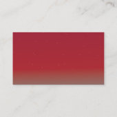 Druckwaschfirma Rote Gradientblasen Visitenkarte (Rückseite)