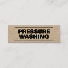 Druckwaschkraft Mini Visitenkarte