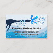 Druckwaschwasser-Spray | Seifenblasen Visitenkarte (Vorderseite)