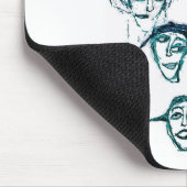 druckweiß mousepad (Ecke)