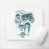 druckweiß mousepad (Mit Mouse)