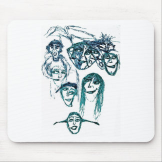 druckweiß mousepad