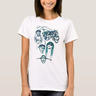 druckweiß T-Shirt