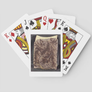 Druckwerk, Tulip, 1875 (geschnitztes Holz) Spielkarten