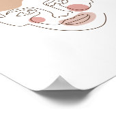 Druckwertplakat für eine Linie Poster (Ecke)