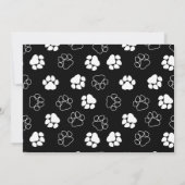 Druckzertifikat für die Adoption von weißer schwar (Rückseite)