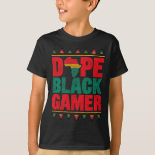 Drug Black Gamer Black History Monatsspiel für Bo T-Shirt